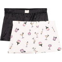 (取寄) ハロウィーン スプーキー カクテル プリント パジャマ ショーツ - 2-パック Trick or Treat Sleep Halloween Spooky Cocktail Print Pajama Shorts - 2-Pack Primrose Pink