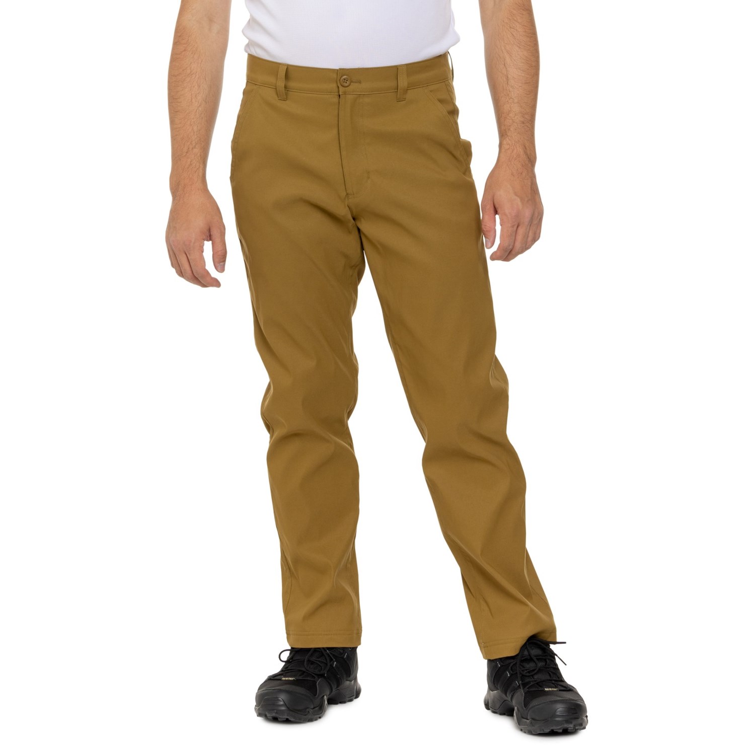 (取寄) エディーバウアー スリム フィット テック チノ パンツ - Upf 50+ Eddie Bauer Slim Fit Tech Chino Pants - UPF 50+ Antique Bronze