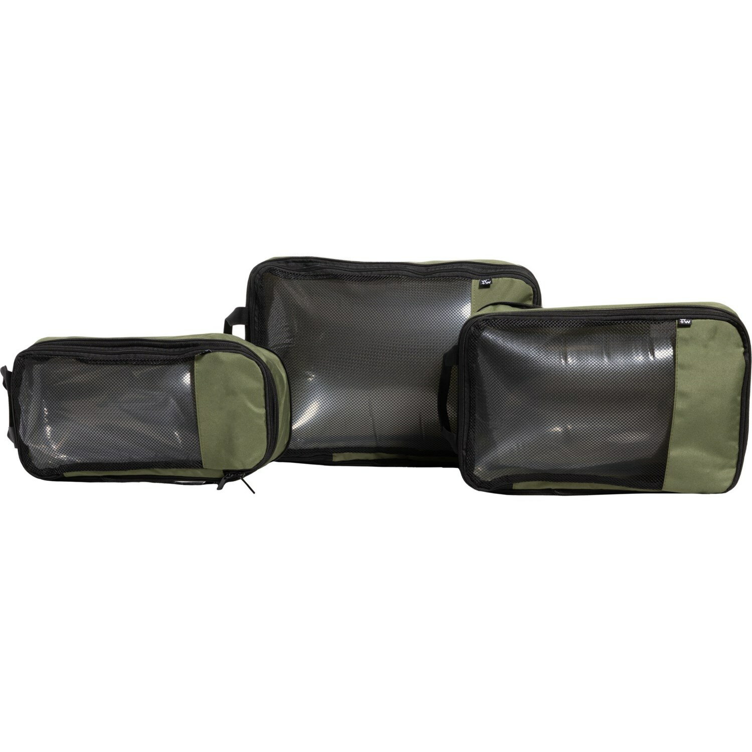 (取寄) W+W デラックス パッキング キューブス - 3-パック W+W Deluxe Packing Cubes - 3-Pack Army Gr..
