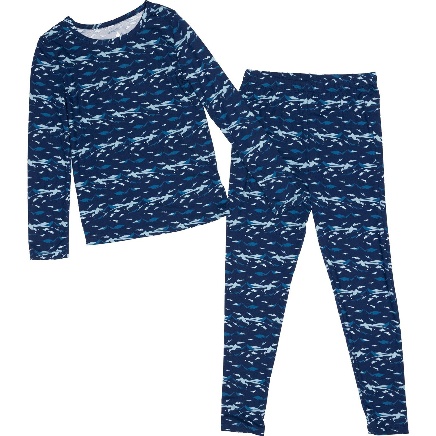 (取寄) ボーイズ ヒート マウンテン プリント ベース レイヤー セット - ロング スリーブ ARCTIC LAYER..