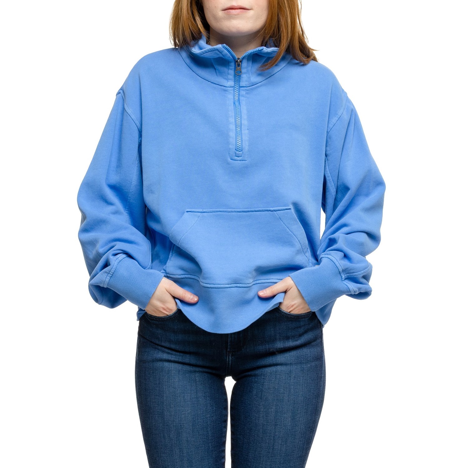 åȥ饰ŷԾŹ㤨( ե ϡС ƥ åȥ - å ͥå Fair Harbor Saltaire Sweatshirt - Zip Neck AzureפβǤʤ7,260ߤˤʤޤ