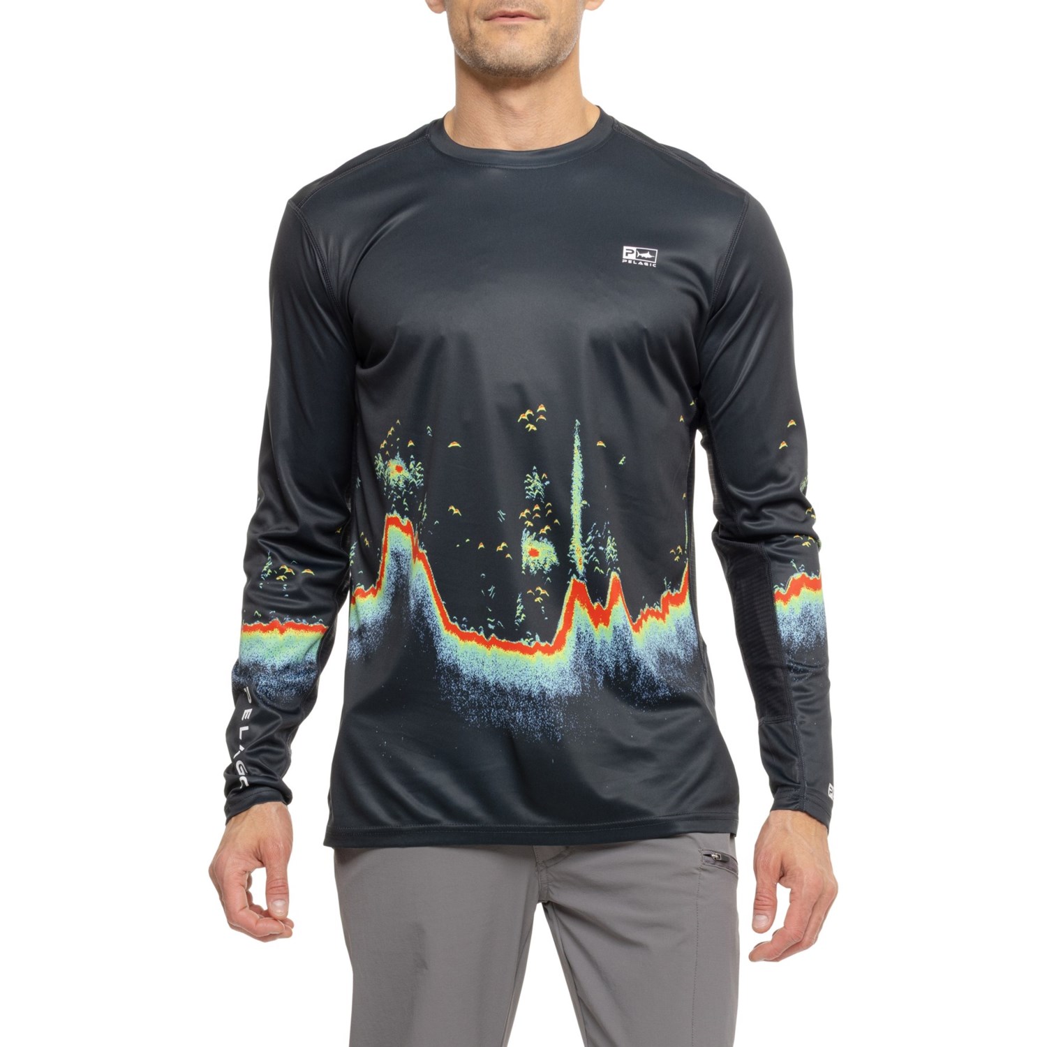 (取寄) ペラジック フーデット シャツ - Upf 50以上, ロング スリーブ Pelagic VaporTek Hooded Shirt ..