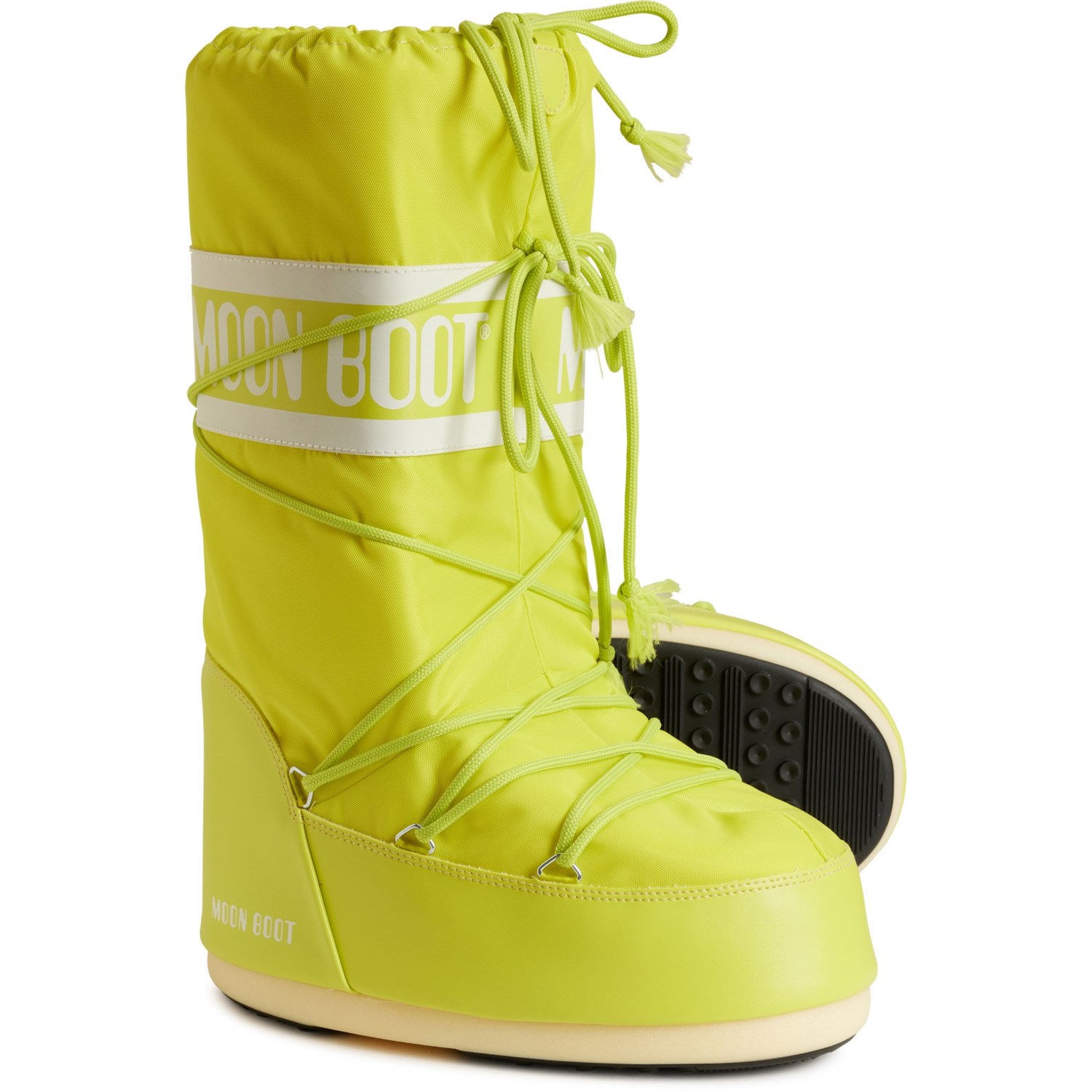 (取寄) レディース アイコン ナイロン ブーツ MOON BOOTS women Icon Nylon Boots (For Women) Cyber L..