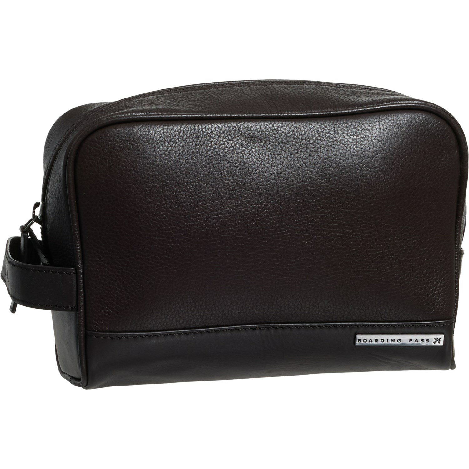 (取寄) ヘイ ハンサム ドップ キット - レザー BOARDING PASS Hey Handsome Dopp Kit - Leather Chocolate