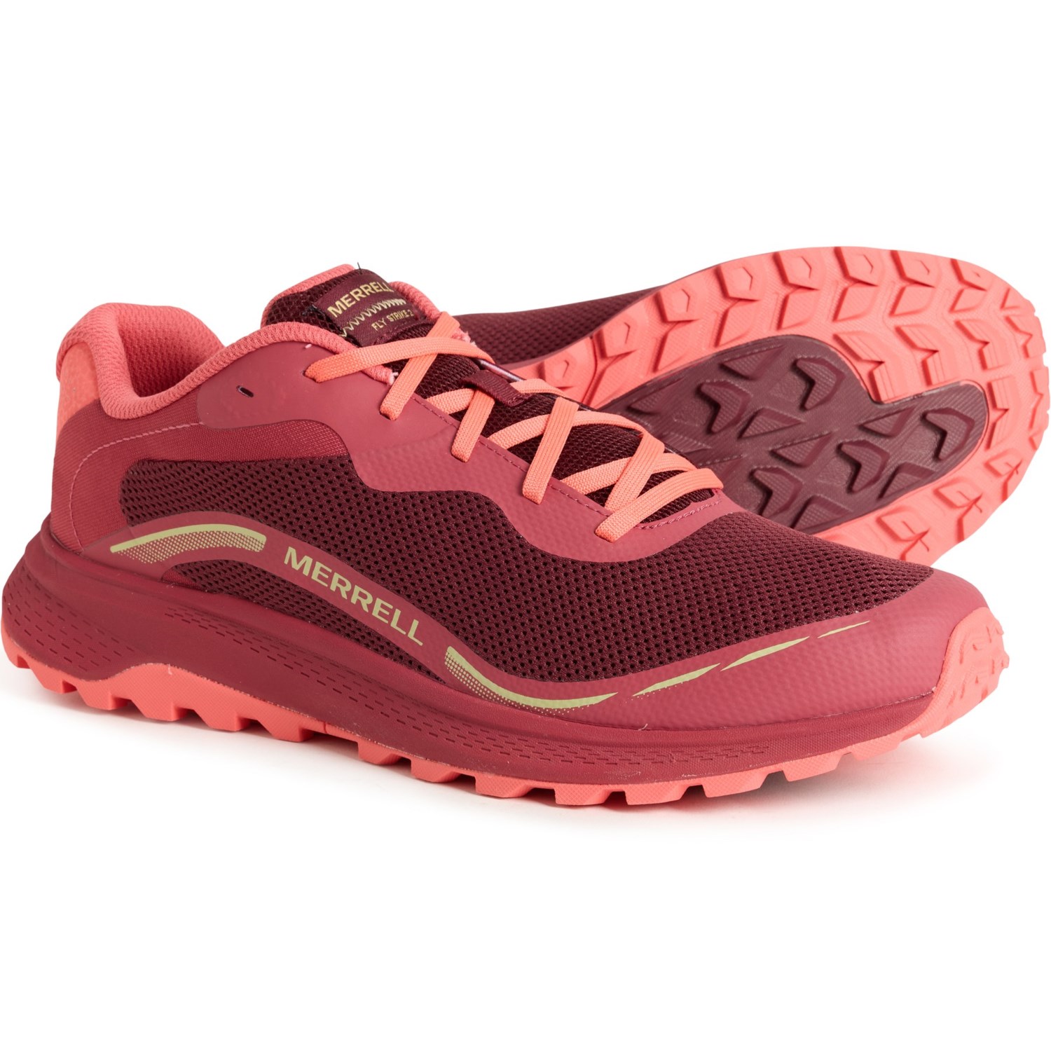 (取寄) メレル メンズ フライ ストライク 2 トレイル ランニング シューズ Merrell men Fly Strike 2 Trail Running Shoes (For Men) Syrah