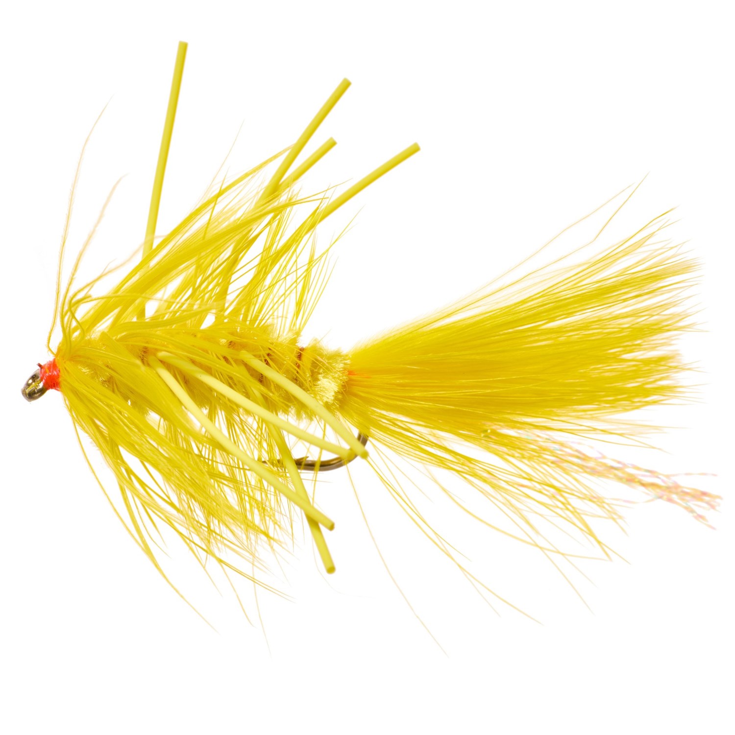 (取寄) リオ ラバーレッグ バガー ストリーマー フライ - ダズン RIO Rubberleg Bugger Streamer Fly - Dozen Yellow Yummy