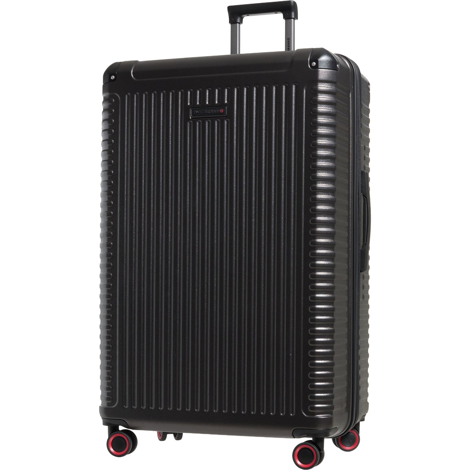 (取寄) 32" パリス スピナー スーツケース - ハードサイド, エクスパンダブル, チャコール SWISSBRAND 32” Paris Spinner Suitcase - Hardside, Expandable, Charcoal Charcoal