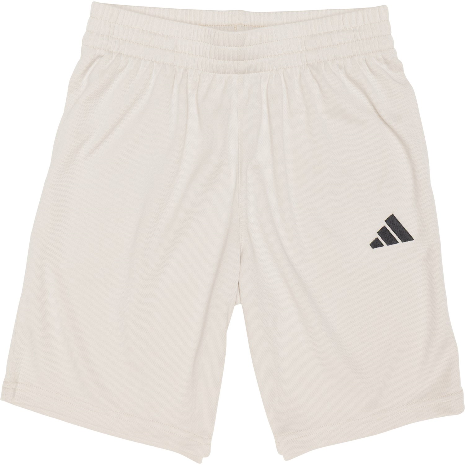 (取寄) アディダス ビッグ ボーイズ エンブロイダー ロゴ メッシュ ショーツ adidas Big Boys Embroidered Logo Mesh Shorts Natural