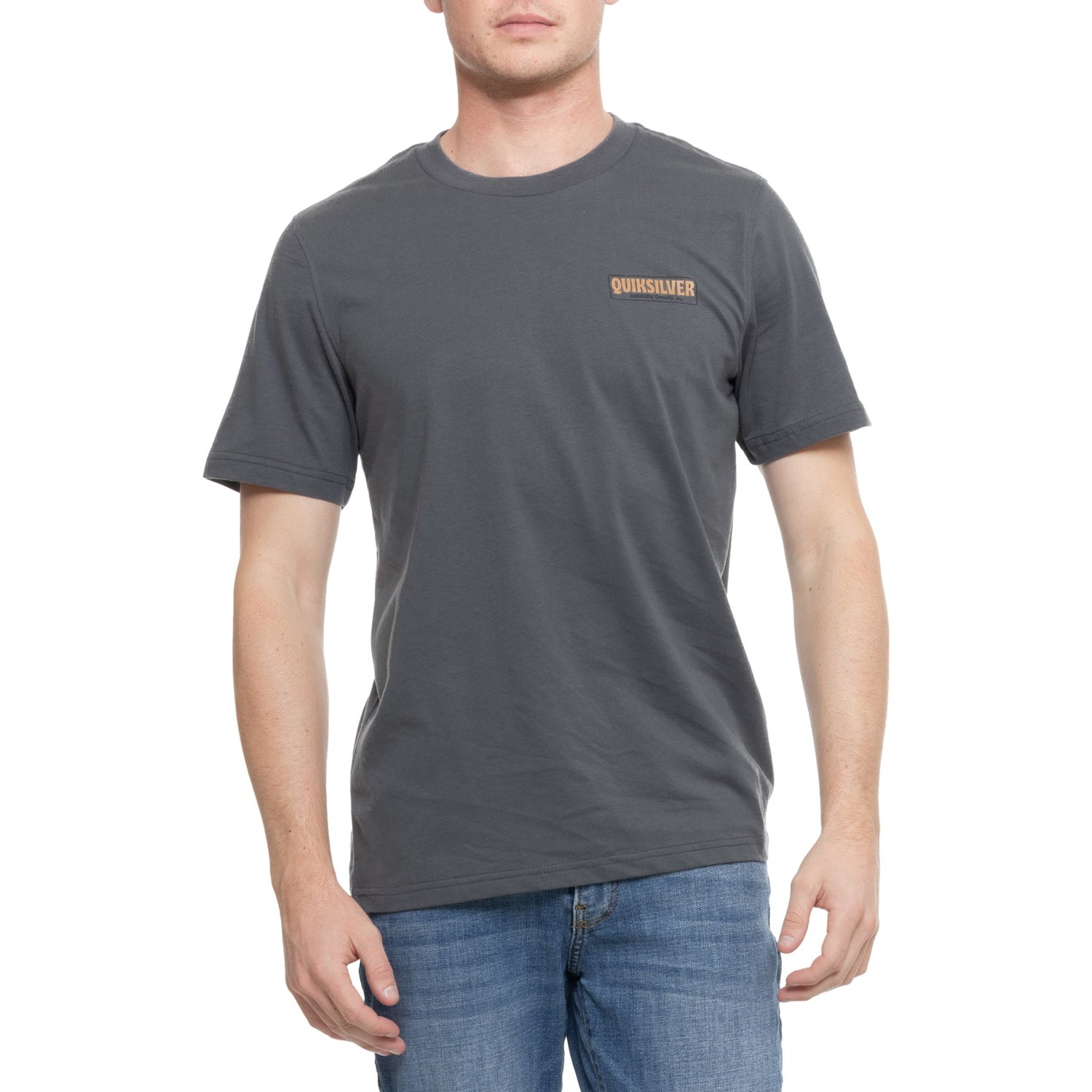 (取寄) クイックシルバー アウティング T-シャツ - ショート スリーブ Quiksilver Outing T-Shirt - Short Sleeve Iron Gate