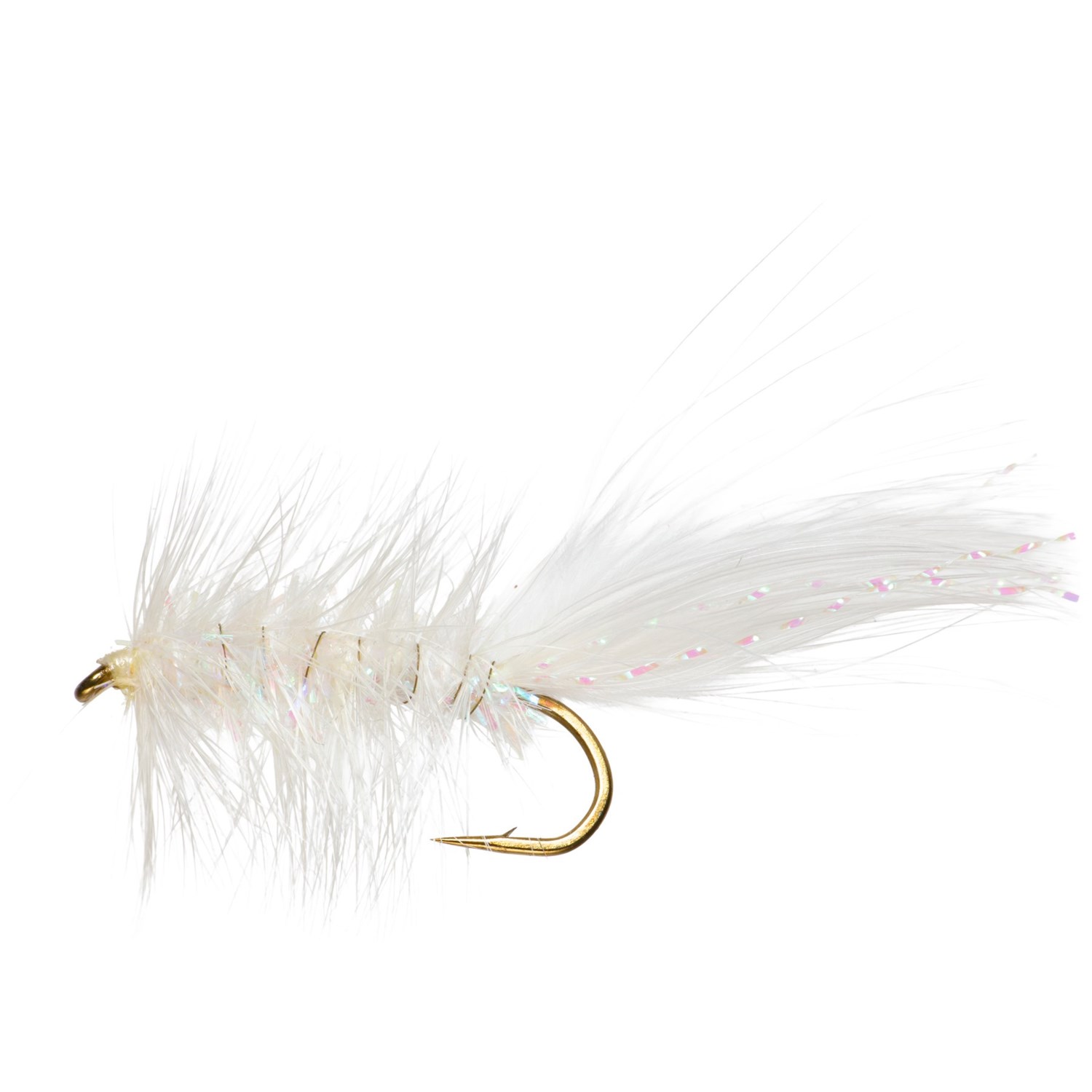 (取寄) リオ クリスタル バガー ストリーマー フライ - ダズン RIO Krystal Bugger Streamer Fly - Dozen White
