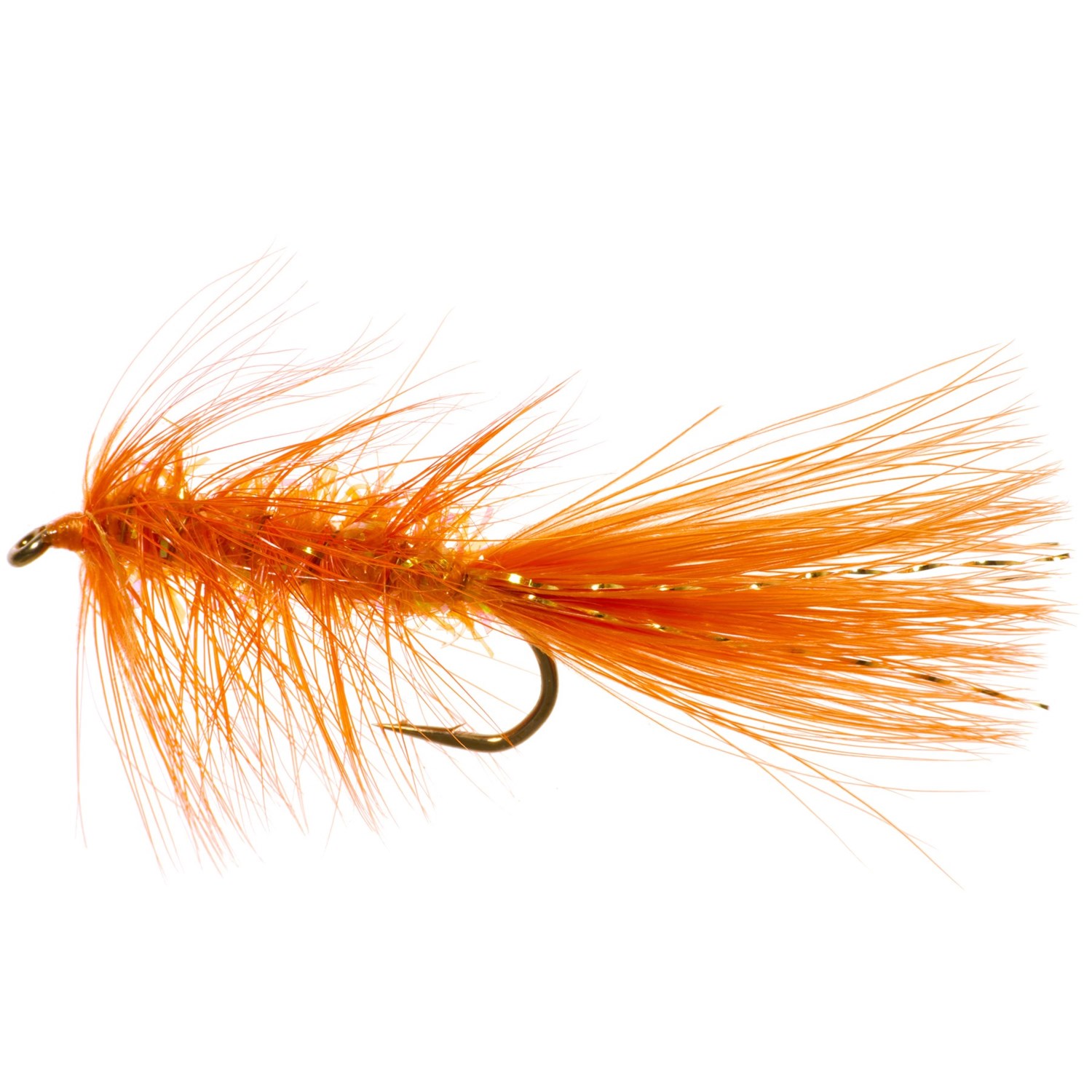 (取寄) リオ クリスタル バガー ストリーマー フライ - ダズン RIO Krystal Bugger Streamer Fly - Dozen Orange