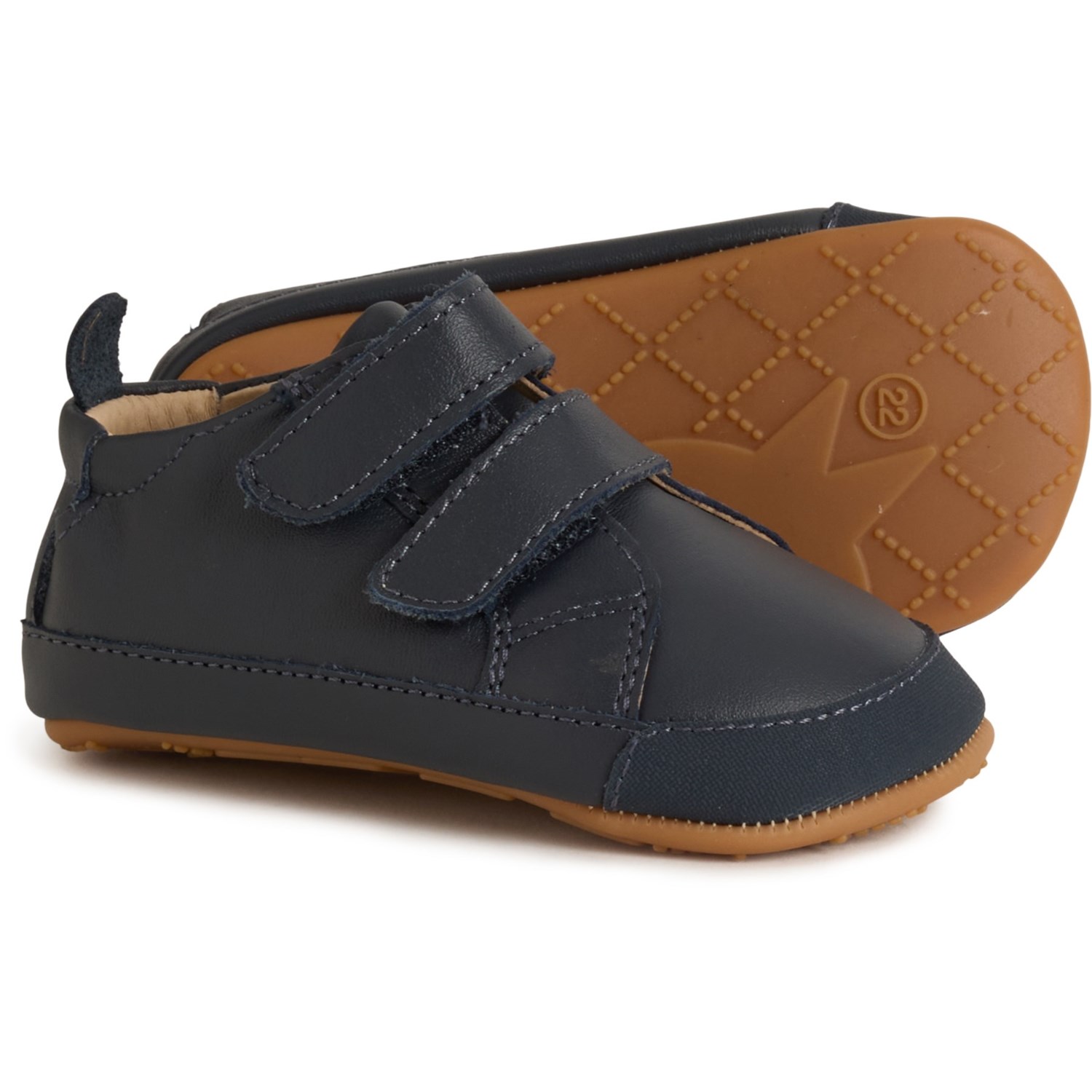 (取寄) オールド ソールズ トドラー ボーイズ プレイ マーカート スニーカー - レザー OLD SOLES Toddler Boys Play Markert Sneakers - Leather Navy