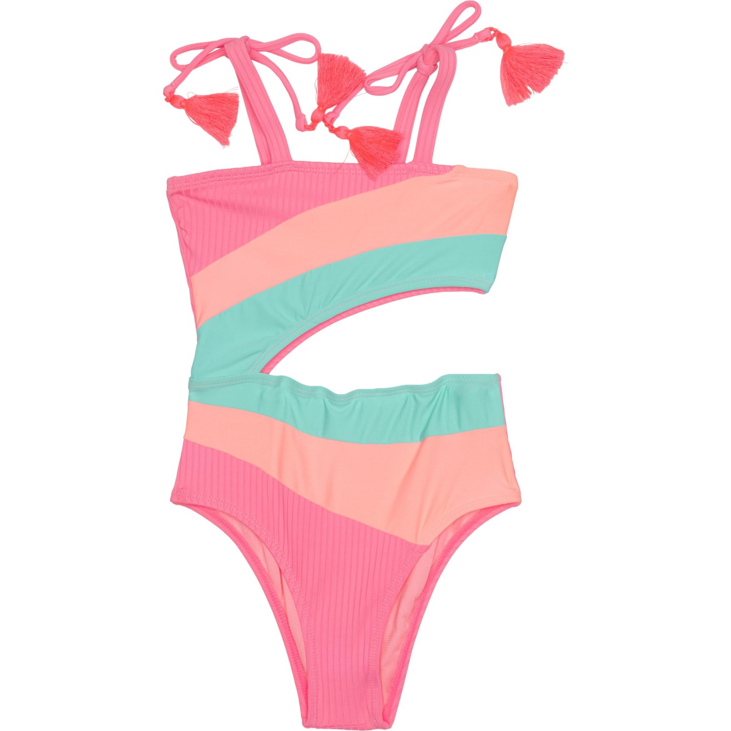 (取寄) ビーチリンゴ ビッグ ガールズ スクエア ネック オン-ピース スイムスーツ BEACH LINGO Big Gir..