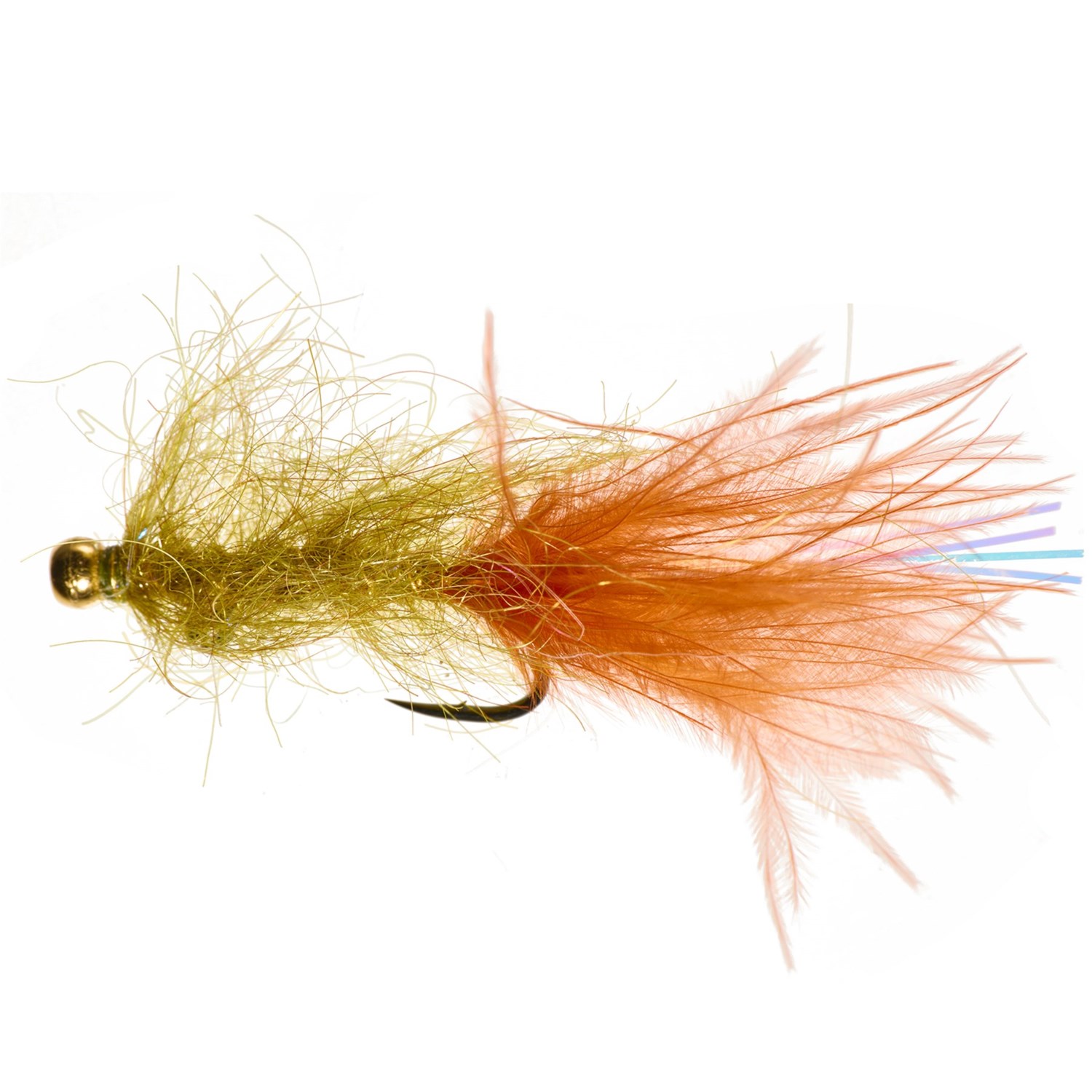 (取寄) モンタナフライカンパニー バランス リーチ ストリーマー フライ - ダズン Montana Fly Company Rowley's Balanced Leech Streamer Fly - Dozen Olive/Burnt Orange