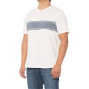 (取寄) ファリティ サーフ ストライプ ポケット T-シャツ - ショート スリーブ Faherty Surf Stripe Pocket T-Shirt - Short Sleeve White Surf Stripe