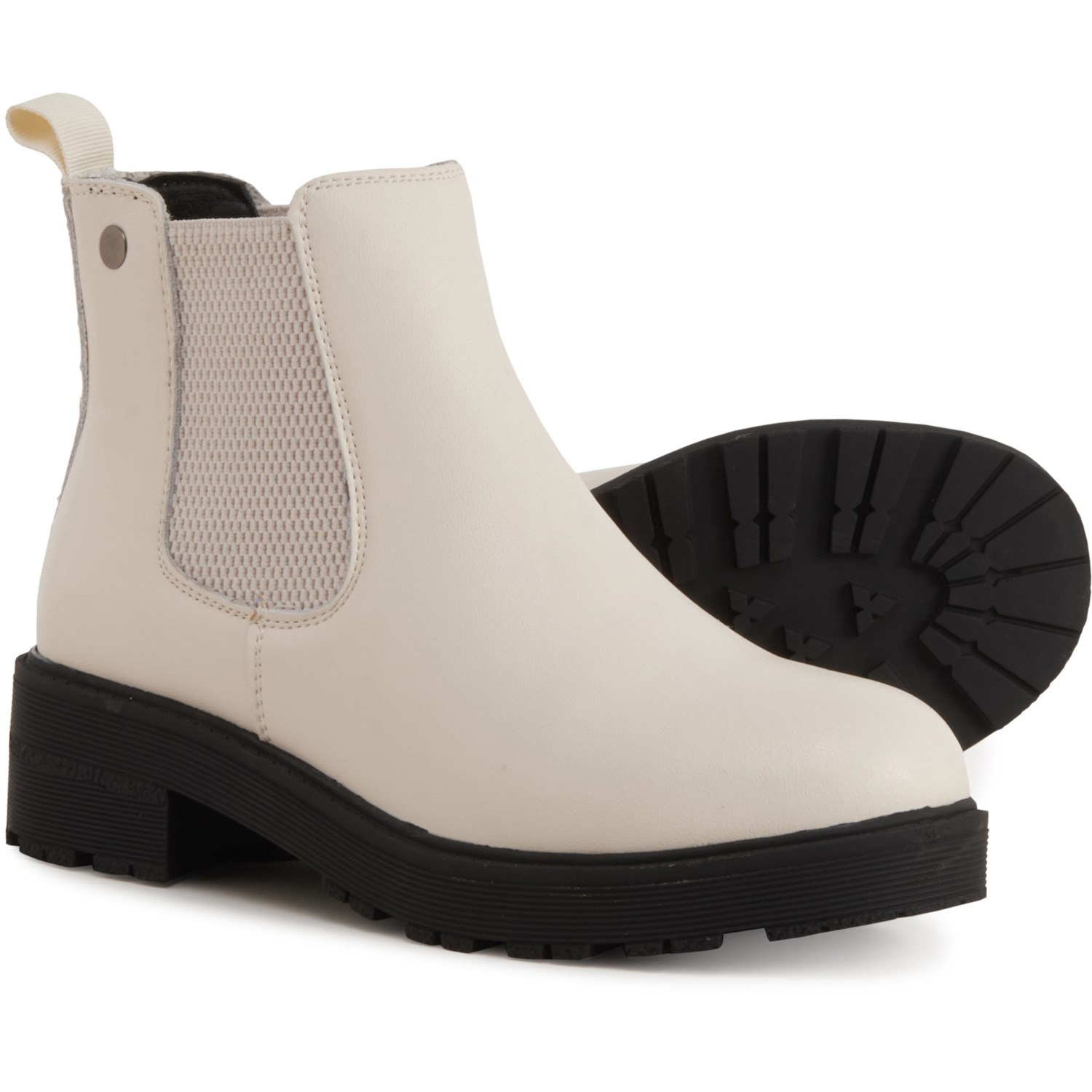 () ANAfB[o fB[X AbZ `FV[ u[c AquaDiva women Alesse Chelsea Boots (For Women) Beige Leather