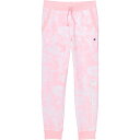 () `sI rbNK[Y vebh ^C_C t` e[ WK[Y Champion big girls Printed Tie-Dye French Terry Joggers (For Big Girls) Pink Candy