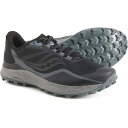 (取寄) サッカニー メンズ ペラグリン 12 トレイル ランニング シューズ Saucony men Peregrine 12 Trail Running Shoes (For Men) Black/Charcoal