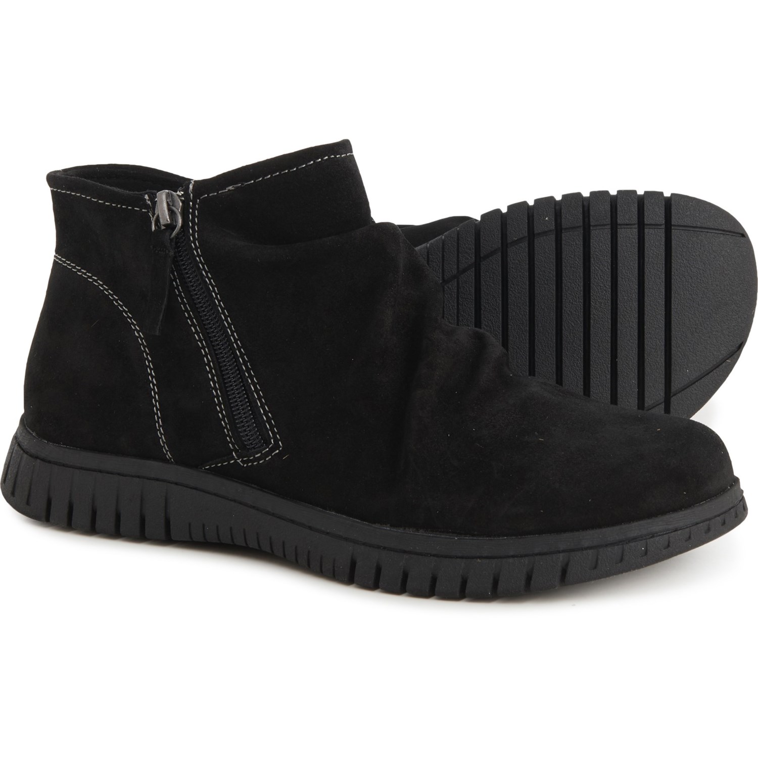 () RtH[eB@ fB[X J AN u[c Comfortiva women Calla Ankle Boots (For Women) Black Suede