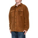 (取寄) スミスワークウェア ソリッド マイクロフリース シャツ ジャケット - シェルパ ライン Smith's Workwear Solid Microfleece Shirt Jacket - Sherpa Lined Camel Brown
