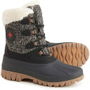 (取寄) クーガー レディース キャビン ウィンター ダック ブーツ Cougar women Cabin Winter Duck Boots (For Women) Black