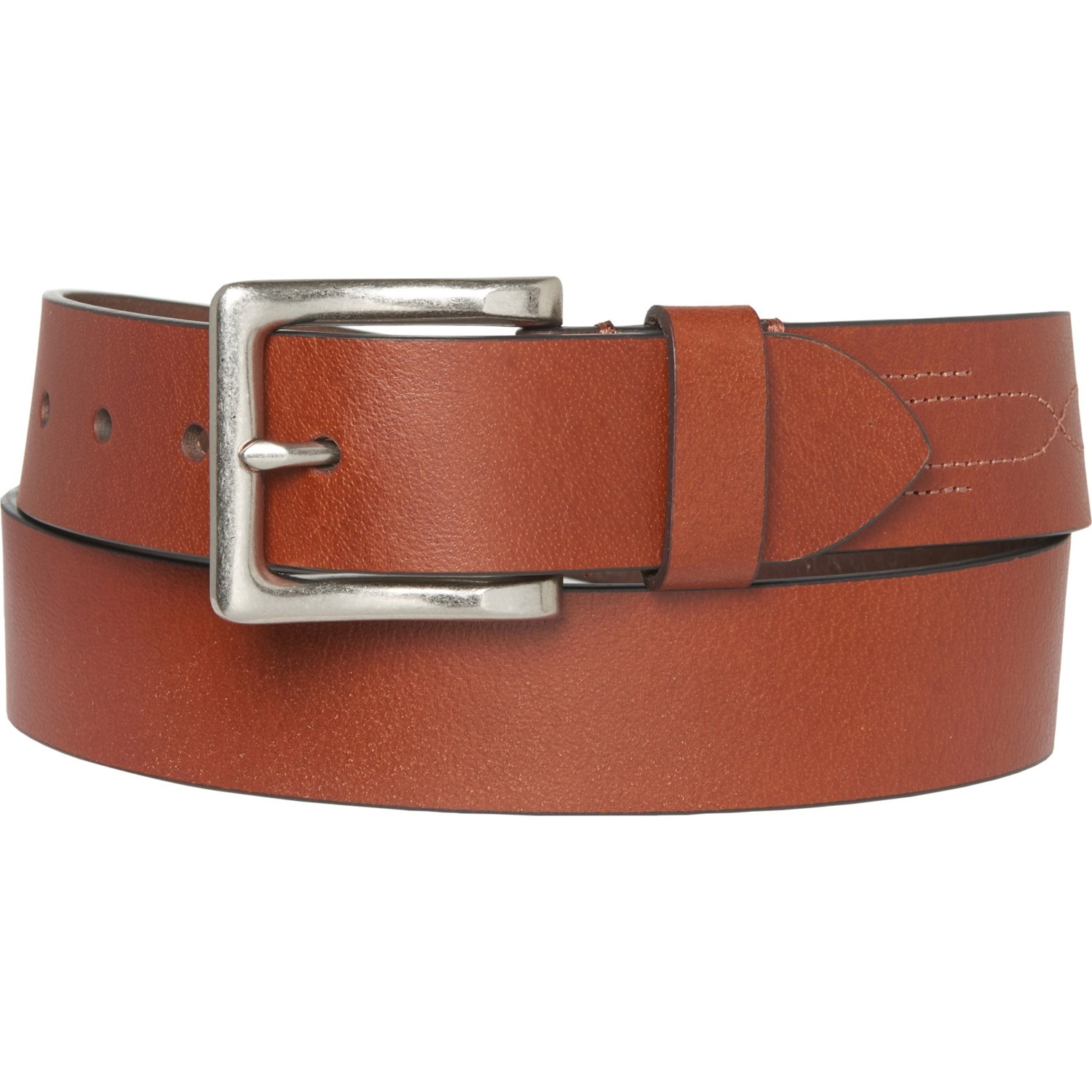 () AXy Y Xeb` fBe[ xg Aspen men Stitching Detail Belt (For Men) Cognac