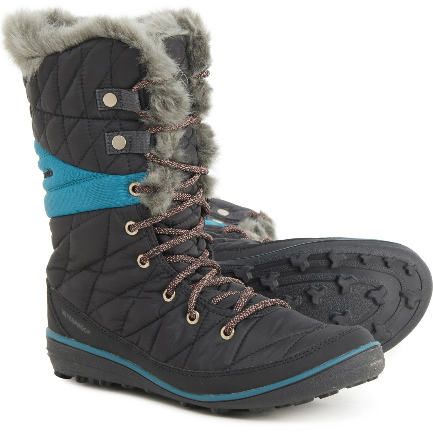 (取寄) コロンビアスポーツウェア レディース ヘブンリー スノー ブーツ Columbia Sportswear women Heavenly Snow Boots (For Women) Black