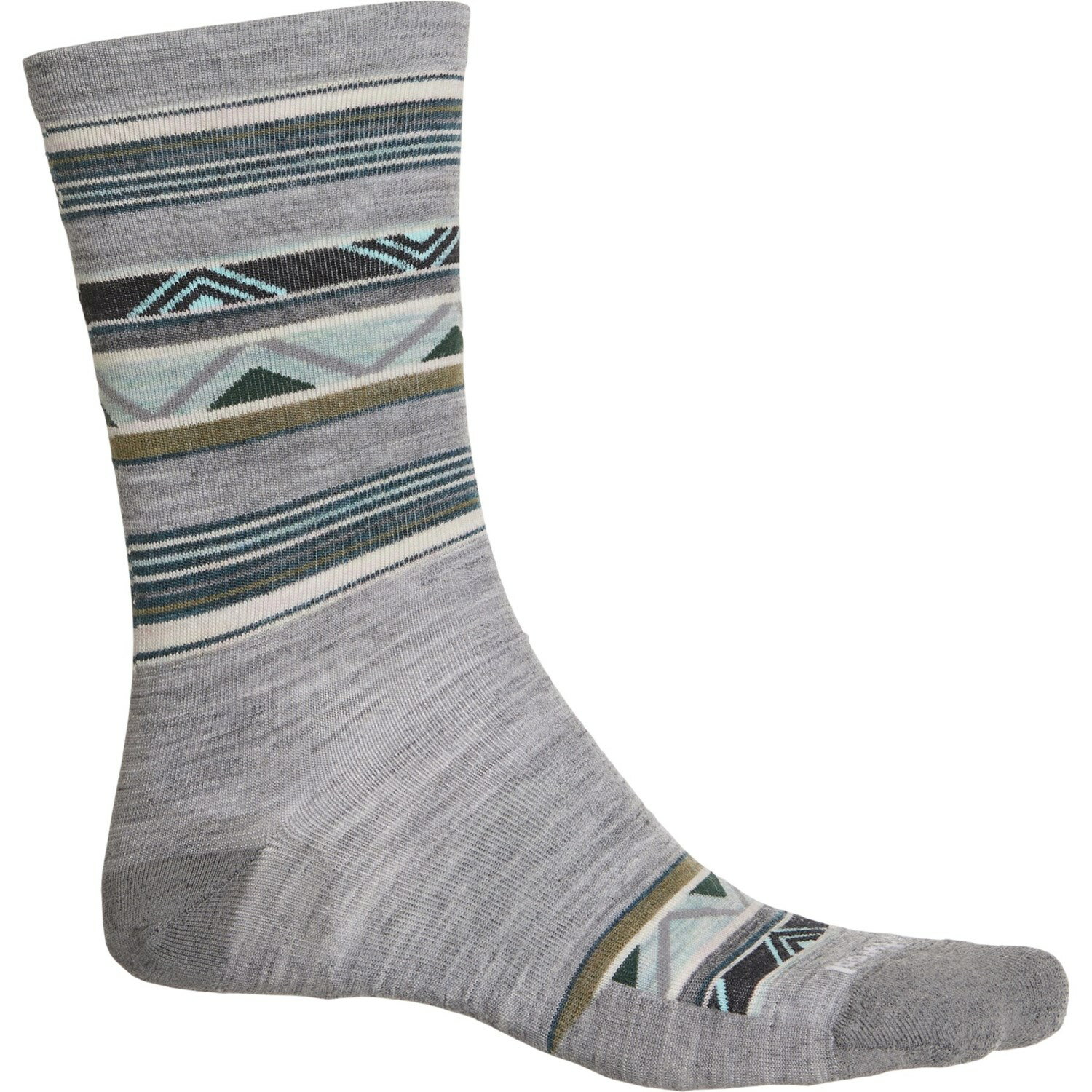 楽天ジェットラグ楽天市場店（取寄） スマートウール メンズ エブリデイ ゼロ クッション ジグザグ バレー ソックス SmartWool men Everyday Zero Cushion Zigzag Valley Socks （For Men） Light Gray
