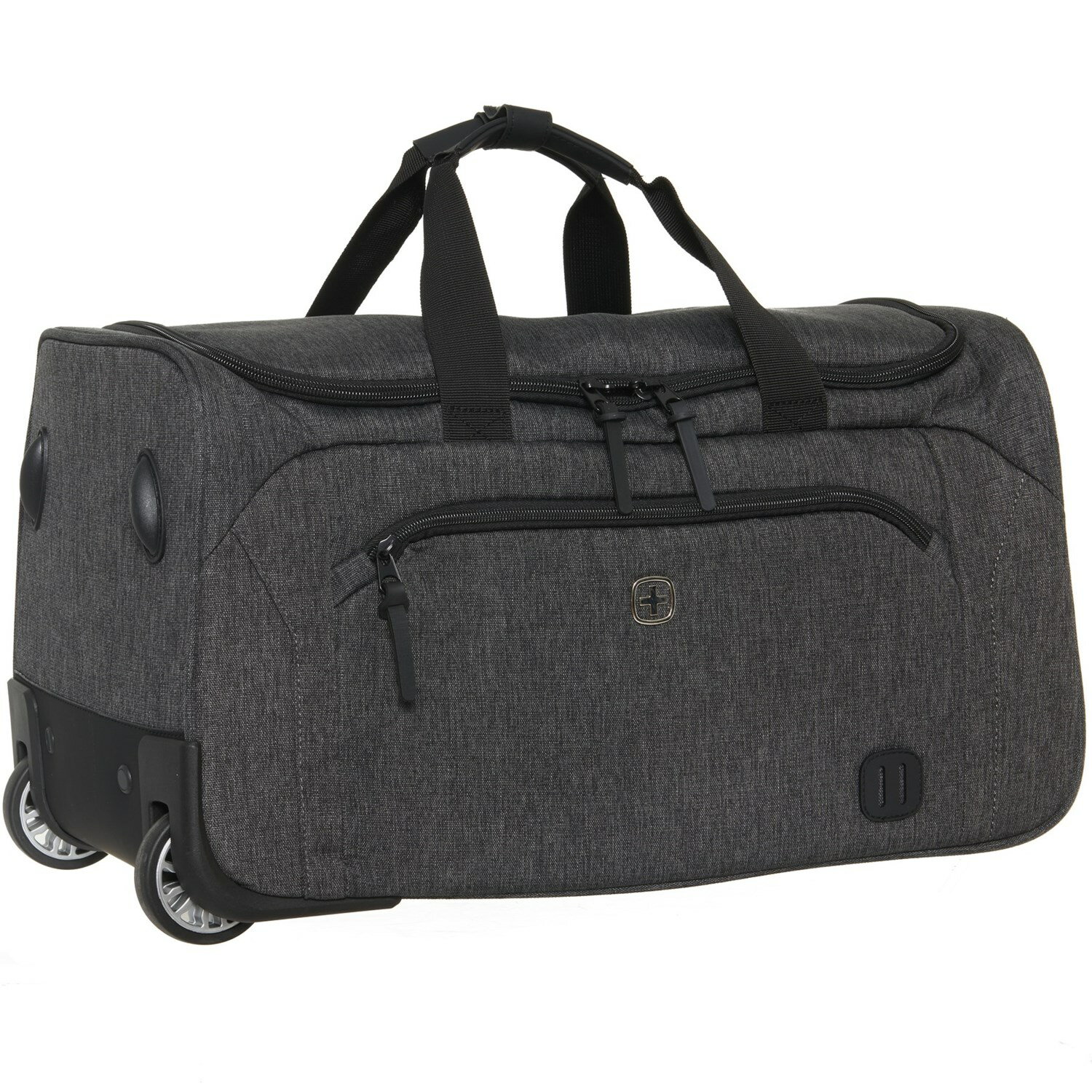 (取寄) 20インチ アーバン ツーリスト ローリング ダッフル バッグ - ダーク グレイ ヘザー Wenger 20” Urban Tourist Rolling Duffel ..