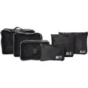 (取寄) Gフォース アルティメット トラベリング パッキング キューブ セット - 6-ピース, ブラック GFORCE Ultimate Traveling Packing Cube Set - 6-Piece, Black Black