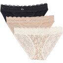 (取寄) カドルダッツ スムース マイクロファイバー パンティ - 3-パック, ビキニ ブリーフ Cuddl Duds Smooth Microfiber Panties - 3-Pack, Bikini Briefs Black/Animal