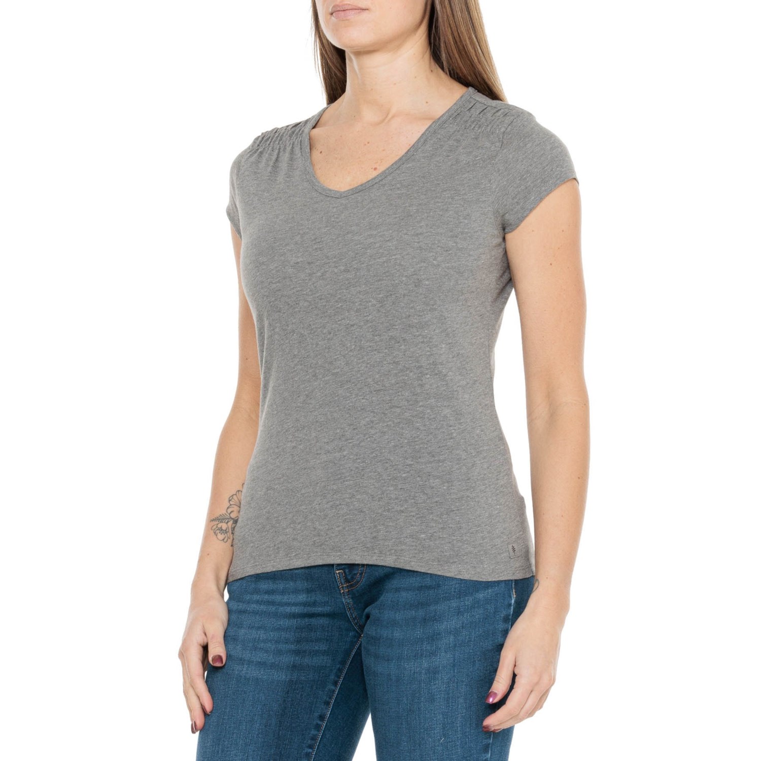 () CrY tFU[EFCg T-Vc - V[g X[u Royal Robbins Featherweight T-Shirt - Short Sleeve Charcoal