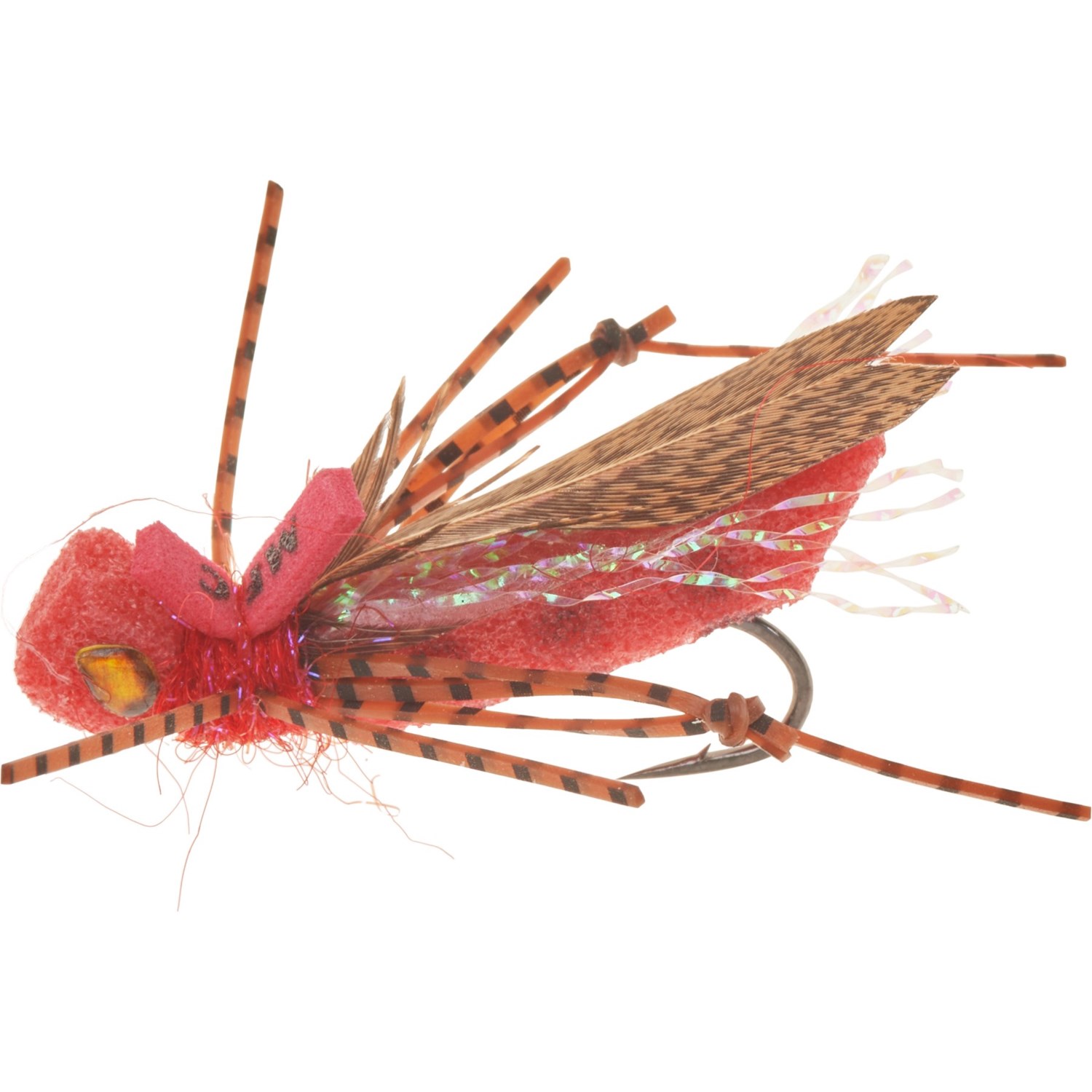 () 󥿥ʥե饤ѥˡ ۥåѡ ɥ饤 ե饤 -  Montana Fly Company Wookiee Hopper Dry Fly - Dozen Red