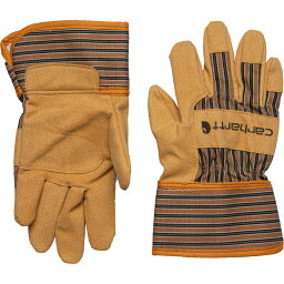 (取寄) カーハート メンズ フォウ-スエード ワーク グローブ Carhartt men A519S Faux-Suede Work Gloves (For Men) Brown