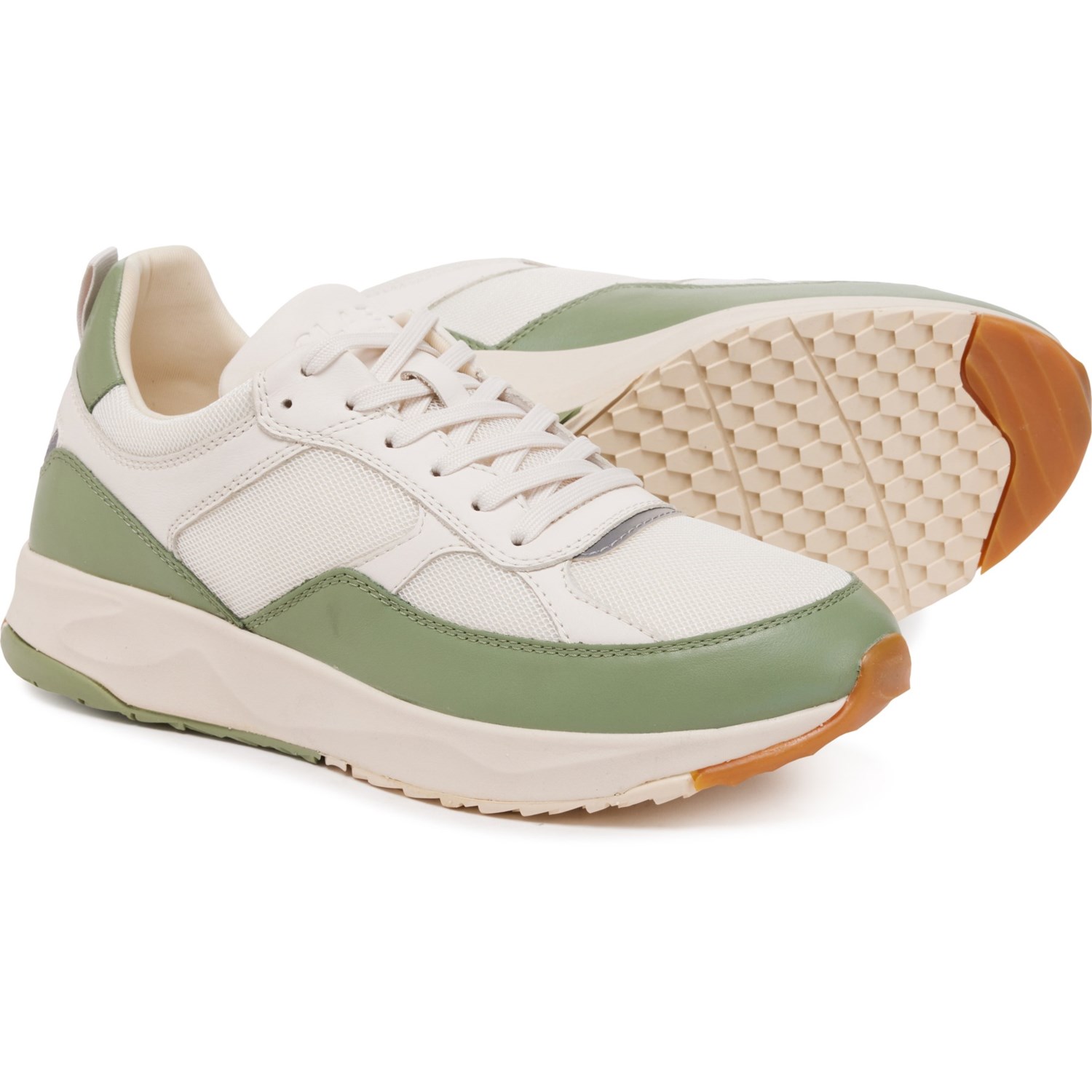 (取寄) クレー メンズ トパンガ スニーカー Clae men Topanga Sneakers (For Men) Menta Leather Off-White