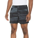 () X}[gE[ ANeBu C V[c - rg-C u[t SmartWool Active Lined Shorts - 5'', Built-In Brief Black Horizon Print