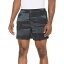 (取寄) スマートウール アクティブ ライン ショーツ - ビルト-イン ブリーフ SmartWool Active Lined Shorts - 5'', Built-In Brief Black Horizon Print