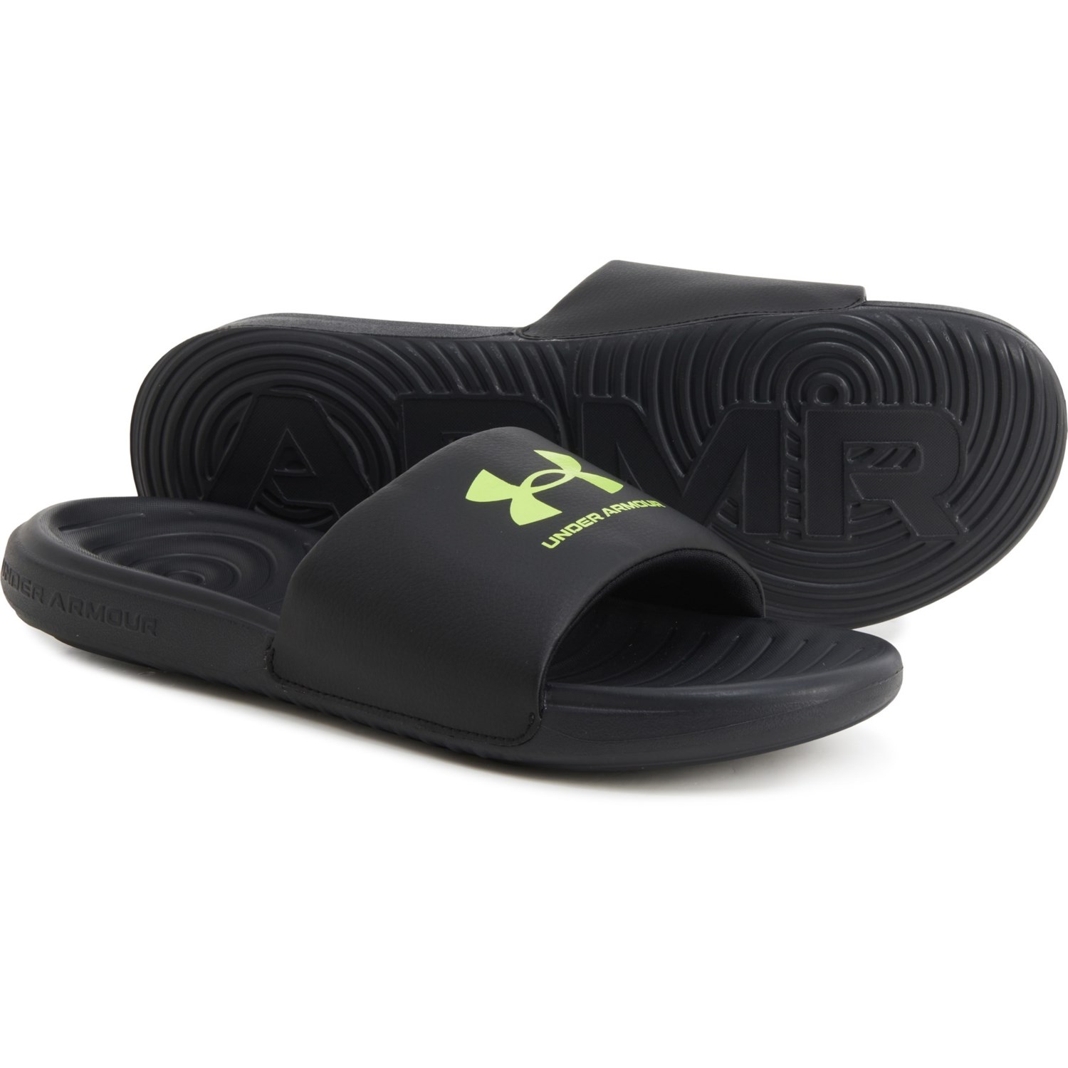 () A_[A[}[ Y AT tBbNX XCh T_ Under Armour men Ansa Fix Slide Sandals (For Men) Black