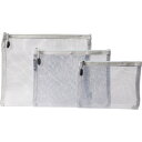 () GtH[X bV I[KiU[ obOX Zbg - 3-s[X, Vo[ GFORCE Mesh Organizer Bags Set - 3-Piece, Silver Silver