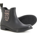 (取寄) ジュールズ レディース ラトランド チェルシー レイン ブーツ Joules women Rutland Chelsea Rain Boots (For Women) Black