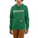 () J[n[g 105194 ~bhEGCg bNXh-tBbg tBbg S p[J[ Carhartt 105194 Midweight Relaxed Fit Logo Hoodie North Woods Heather