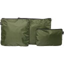 () ubNXg[ gx pbLO |[` Zbg - 3-s[X Brookstone Travel Packing Pouch Set - 3-Piece Olive