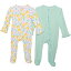 (取寄) リトル ミー インファント ガールズ レモン フーテッド カバーオール - 2-パック, ロング スリーブ LITTLE ME Infant Girls Lemon Footed Coveralls - 2-Pack, Long Sleeve Lemon