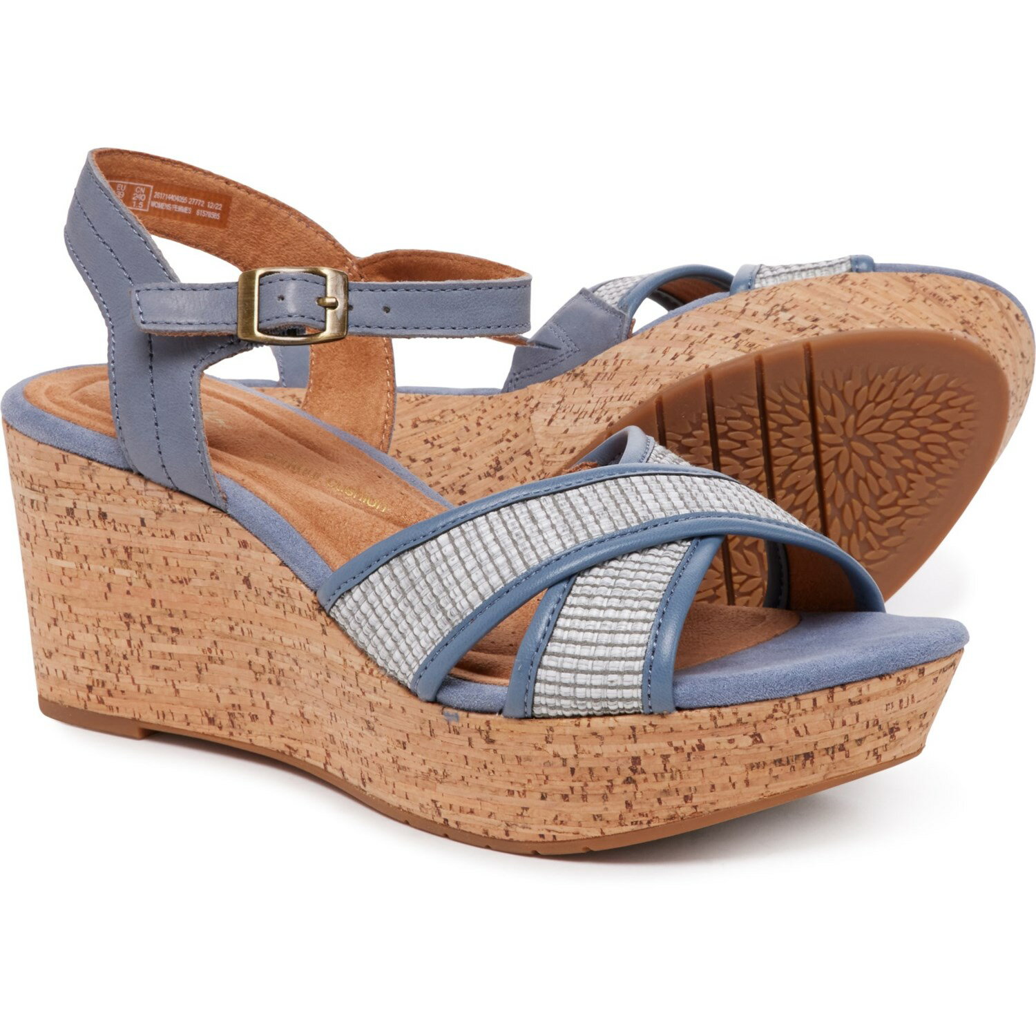 クラークス (取寄) クラークス レディース シューズ 靴 エルリ プラム サンダル Clarks women Elleri Plum Sandals Denim Blue Lea