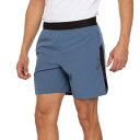 (取寄) アシックス パフォレイティット サイド パネル ランニング ショーツ - 7インチ ビルト-イン ブリーフ ASICS Perforated Side Panel Running Shorts - 7”, Built-In Briefs Atlas Blue/Black