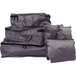 (取寄) ブルックストーン トラベル パッキング キューブ セット - 6-ピース Brookstone Travel Packing Cube Set - 6-Piece Dark Grey