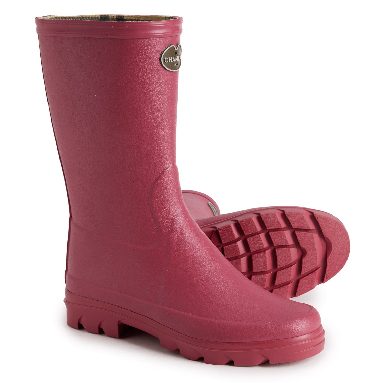 () fB[X ACX W[W[-Ch u[c Le Chameau women Iris Bottillon Jersey-Lined Boots (For Women) Rose