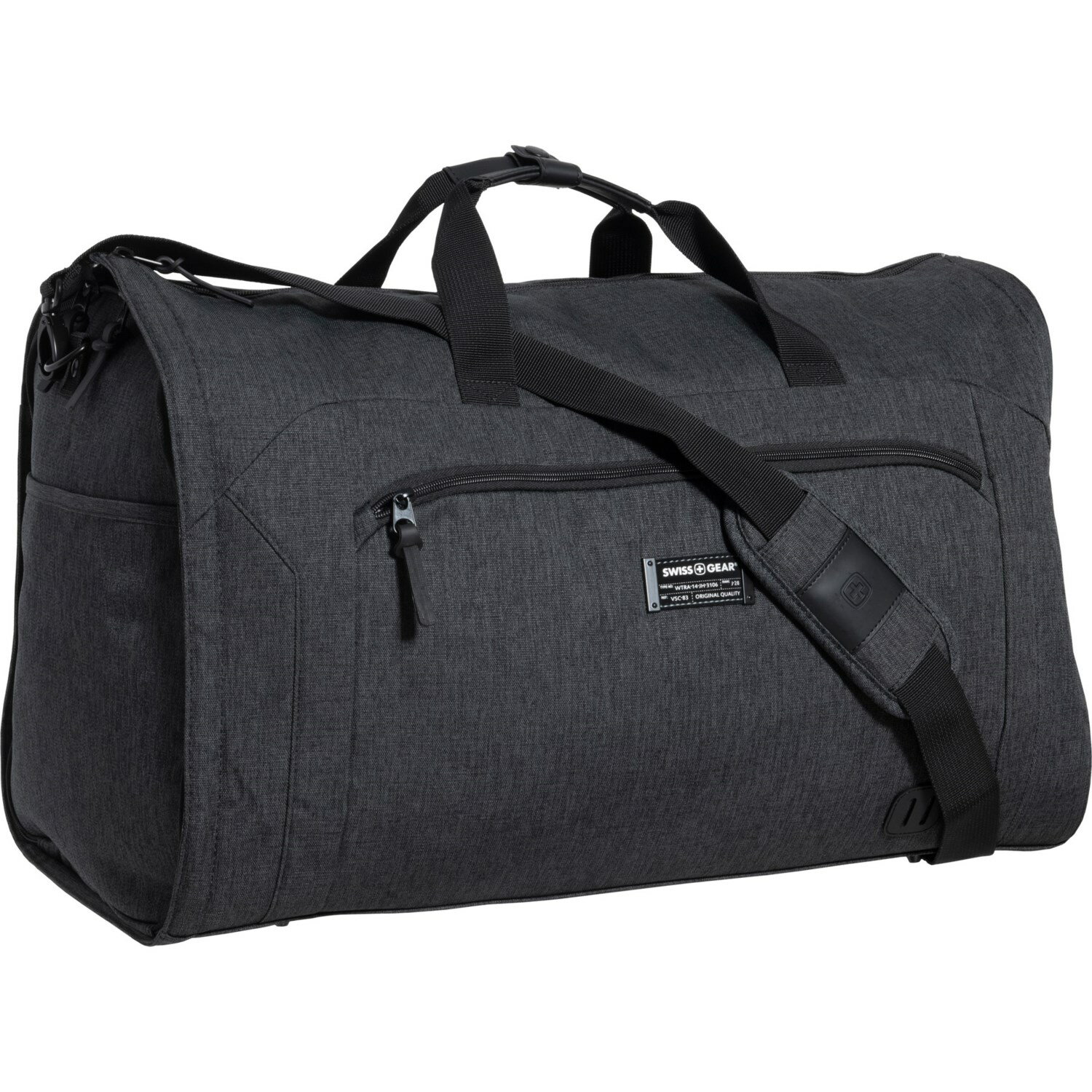 ■商品詳細■ブランドSwiss Gearスイスギア■商品名23” 7638 Getaway XL Everything Duffel Bag - Dark Gray 23インチ 7638 ゲットアウェイ Xl エブリシング ダッフル バッグ - ダーク グレー■商品状態新品未使用・並行輸入品■色Dark Gray2枚目以降は参考画像となります。詳細丈夫なポリエステル生地-大きく開くトップのジッパー開閉-外側のサイドジッパーが付いた内側のスリップポケット 2 つにより、素早いアクセスが可能-インナーガーメントバッグはジッパーを開けて吊り下げることができます-スナップタブで衣類ハンガーを固定-外側のサイドにスリップポケット2つ-フロントとバックのジッパー付きポケット-取り外し可能で調節可能なウェビングのショルダーストラップ-デュアルキャリーハンドル-国内線および国際線の機内持ち込み要件を満たしています■備考(取寄) スイスギア 23インチ 7638 ゲットアウェイ Xl エブリシング ダッフル バッグ - ダーク グレー Swiss Gear 23” 7638 Getaway XL Everything Duffel Bag - Dark Gray Dark GraySwiss Gear リュック バックパック 鞄 かばん 登山 アウトドア ブランド カジュアル ストリートsi-3ktdx