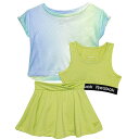 () [{bN gh[ K[Y Iu vg Vc, X|[c u Ah XR[g Zbg - 3-s[X, V[g X[u Reebok Toddler Girls Ombre Print Shirt, Sports Bra and Skort Set - 3-Piece, Short Sleeve Pistachio