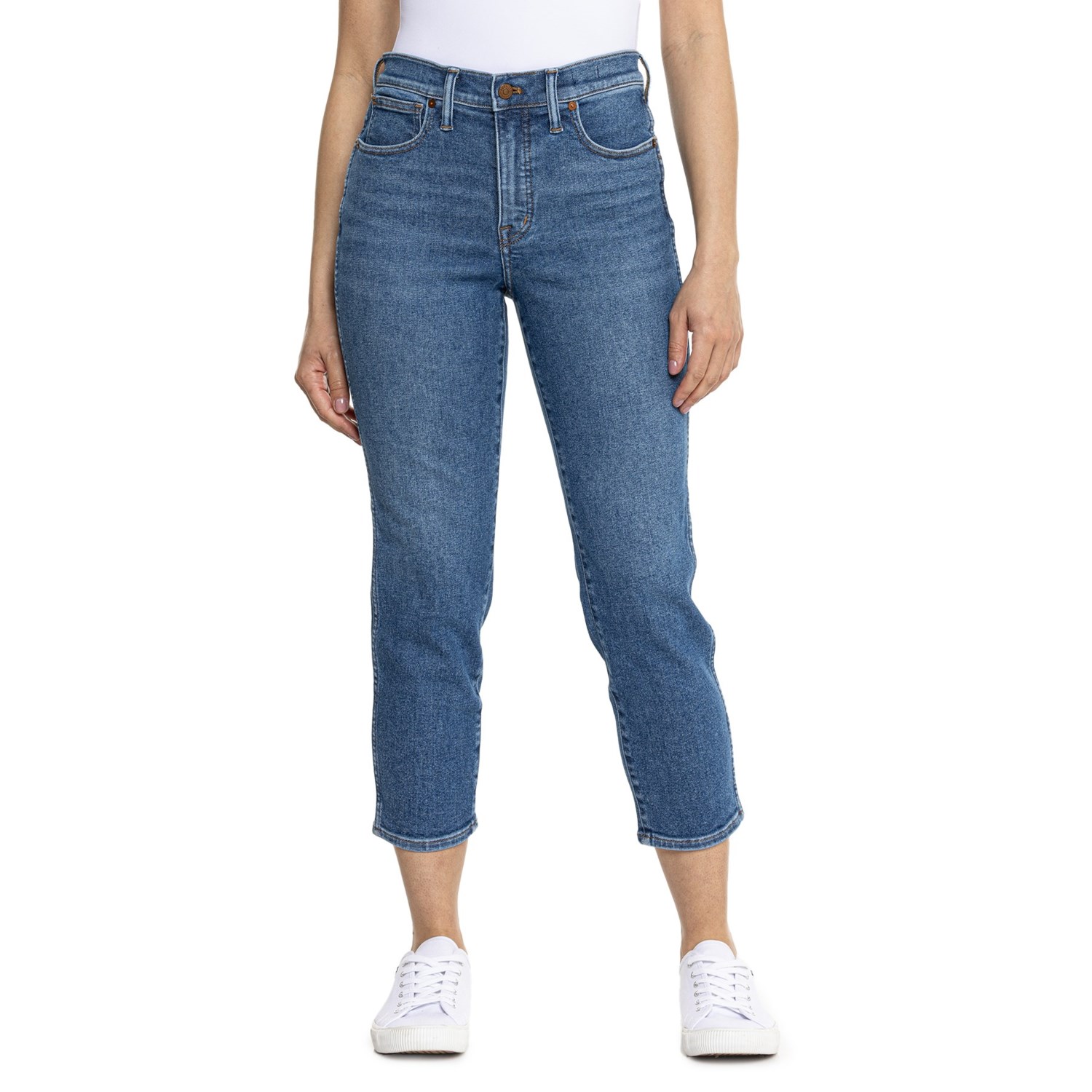 (取寄) メイドウェル ストーブパイプ ジーンズ - ピティート MADEWELL Stovepipe Jeans - Petite Leaside Wash